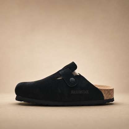 Birkenstock Boston Women’s Suede Clogs – Soft Footbed Leather Slip-On Clogs